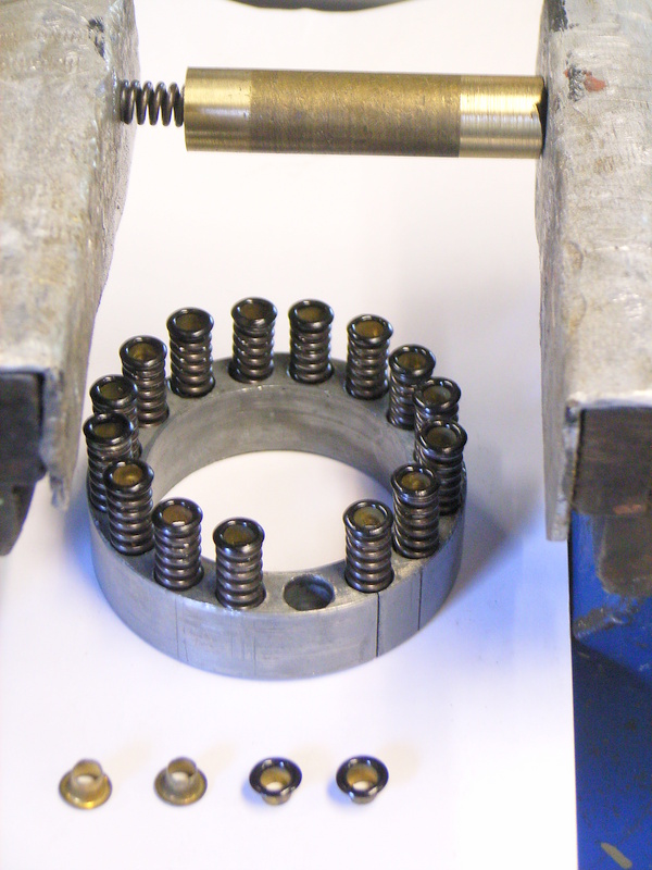 Velo clutch spring mod. using brass eyelets